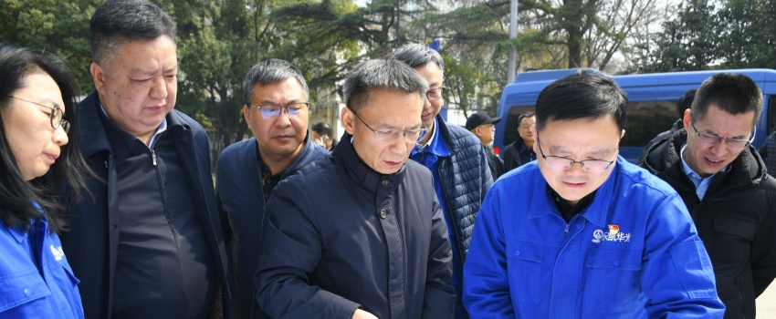 集團公司黨組成員、總會計師陳林到樂凱華光調(diào)研